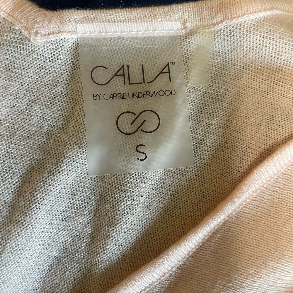 Calia Carrie Underwood Long Sleeve Shirt Women Sz Small  Pink Effortless Stretch - Picture 2 of 9